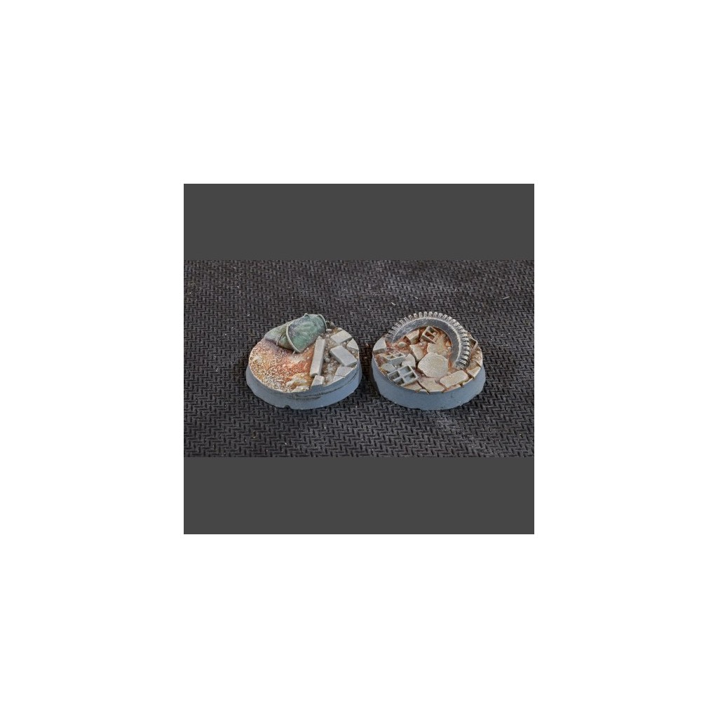 Urban Warfare Bases, Round 25mm (x10)