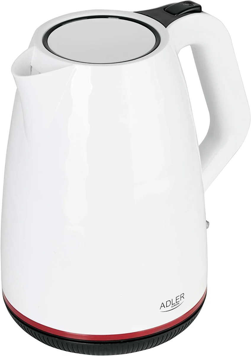 bouilloire électrique de 1,7L 2200W blanc Adler