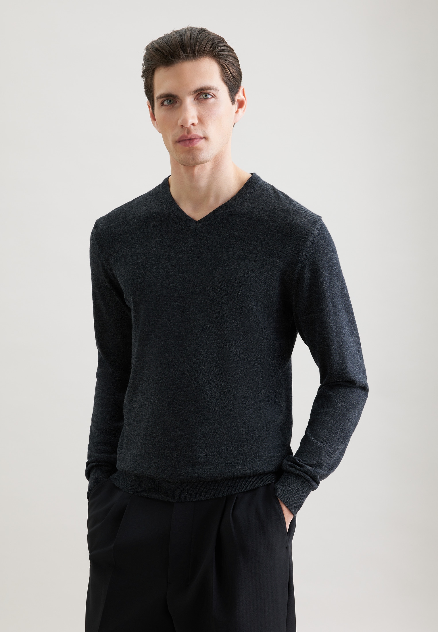 seidensticker Pullunder »Schwarze Rose« 1/1 V-Neck Uni