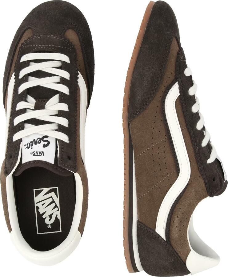 VANS Sneakers laag 'SUPER LOWPRO' bruin chocoladebruin wit