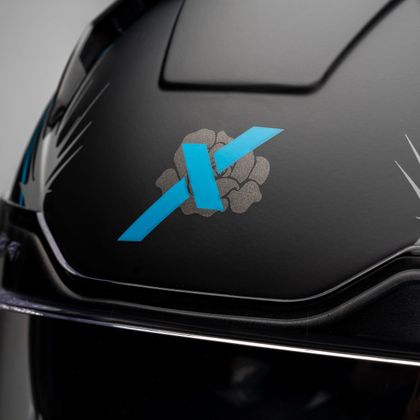 Casque Dexter EROS FELINE - Noir / Bleu