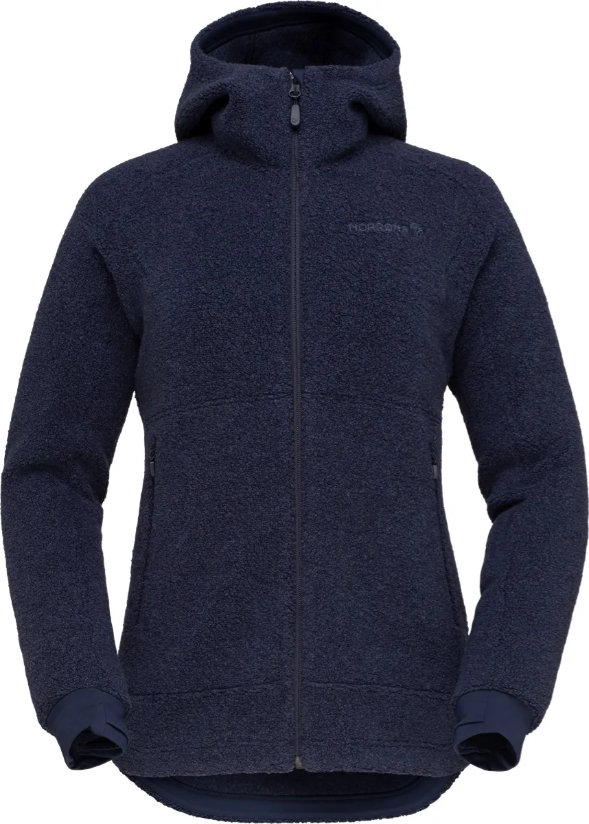 Norrøna Femund Warmwool3 Hood W'S Indigo Night Blue