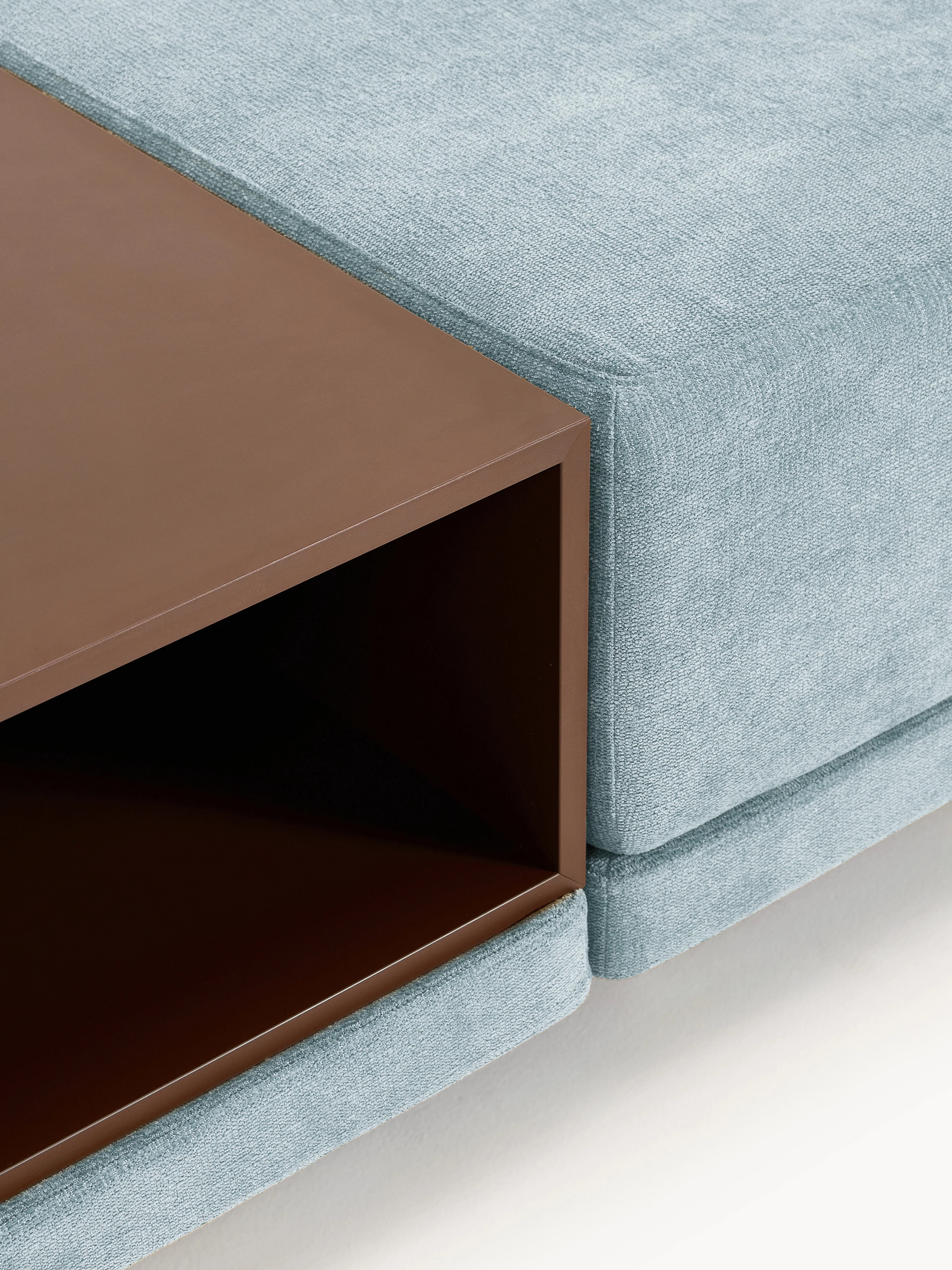 Modulaire bank Colin (4-zits) met salontafel & poef