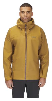 Veste Imperméable Rab Namche Gore-Tex Marron