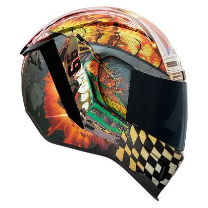 Casque Icon AIRFORM - STROKER - Noir