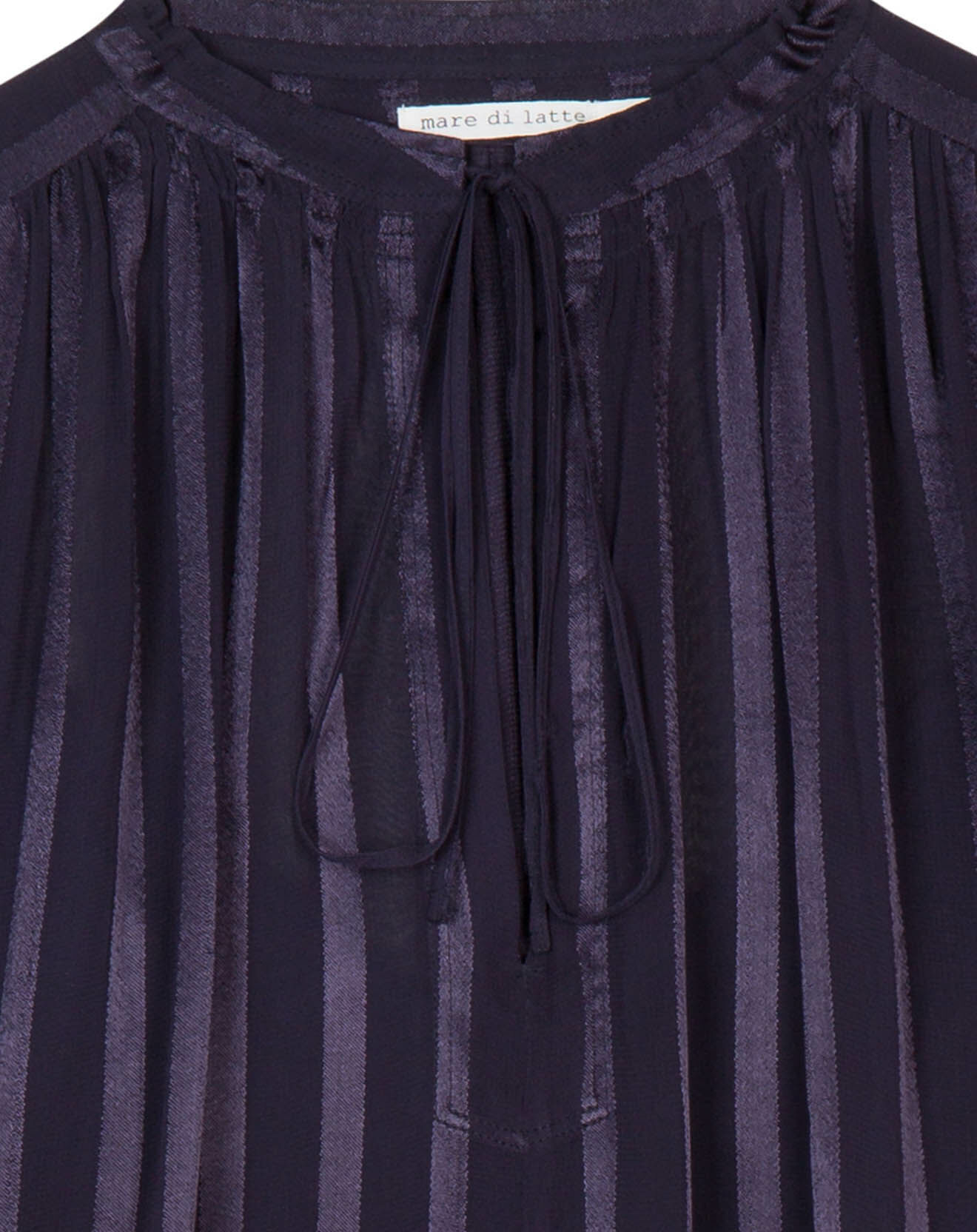Mare di Latte Blouse Elene à rayures encre