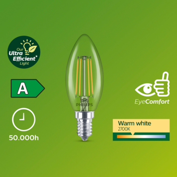 Philips Ultra Efficient LED 40W E14 2700K