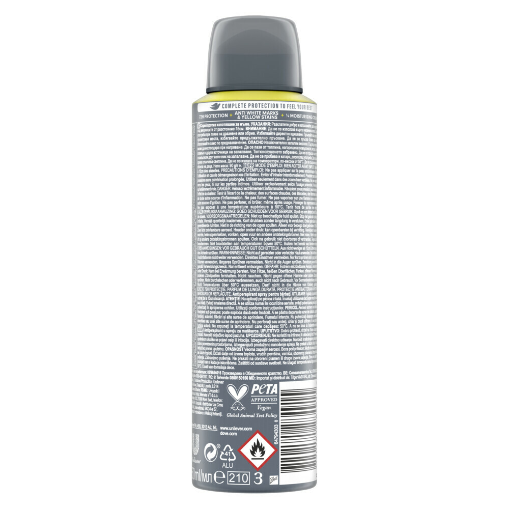 6x Dove Deodorant Men+ Care Invisible Fresh150 ml