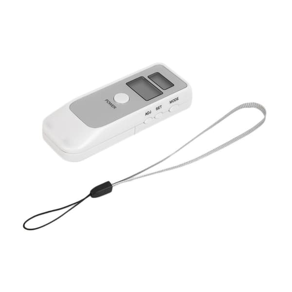 Digital Alkoholmeter med LCD-klokke