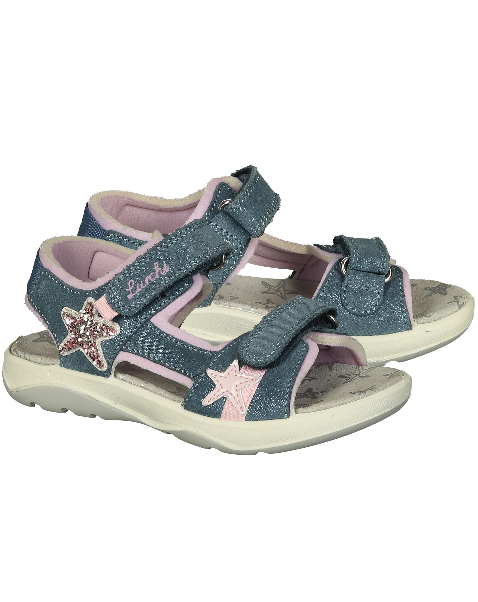 Klett-Sandalen FIA in lightblue/rose