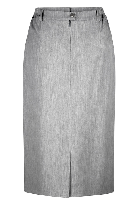 Midirock, Straight Fit, Stretchkomfort, teilelastischer Bund