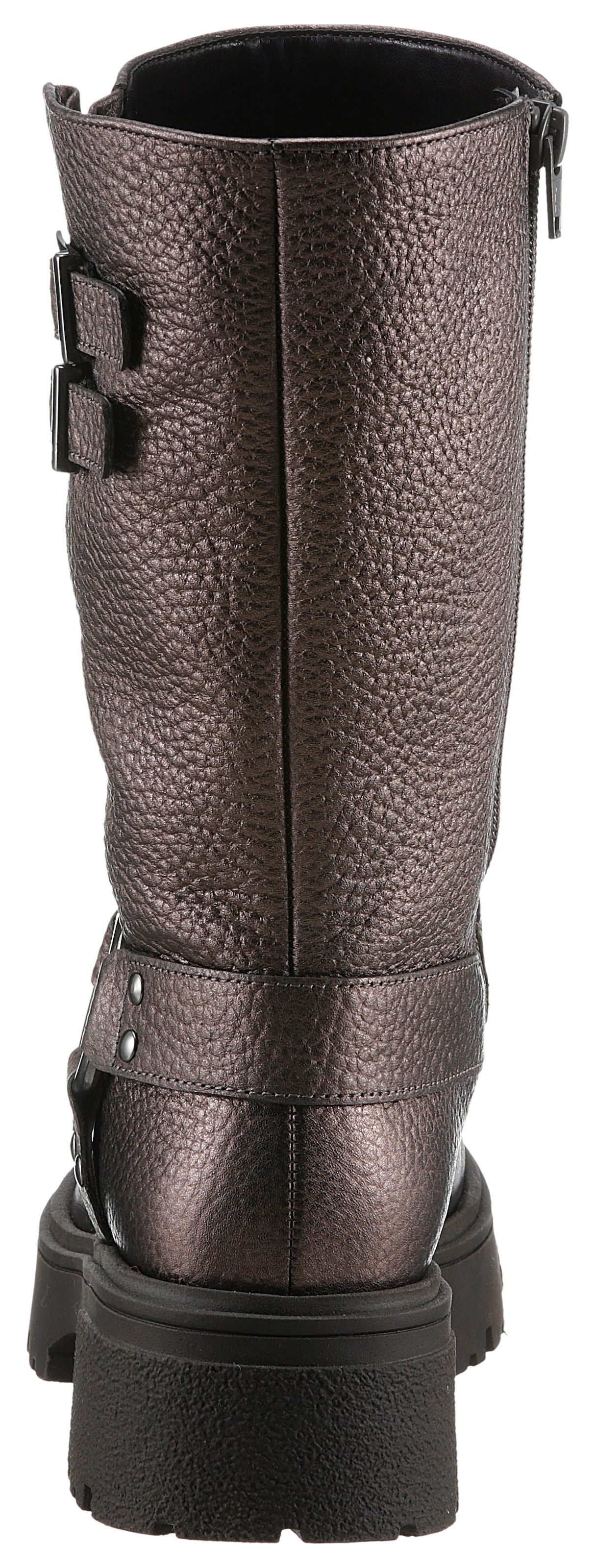 Gabor Bikerboots  , Blockabsatz, Plateau, Stiefelette, Kurzstiefel mit Best Fitting