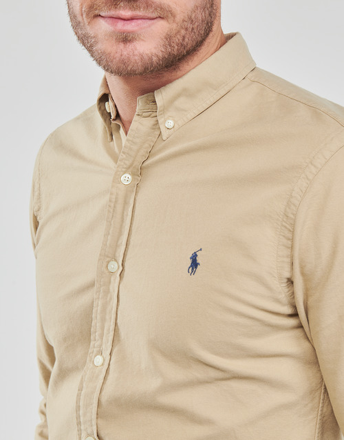Polo Ralph Lauren - SLBDPPCS-LONG SLEEVE-SPORT SHIRT Beige