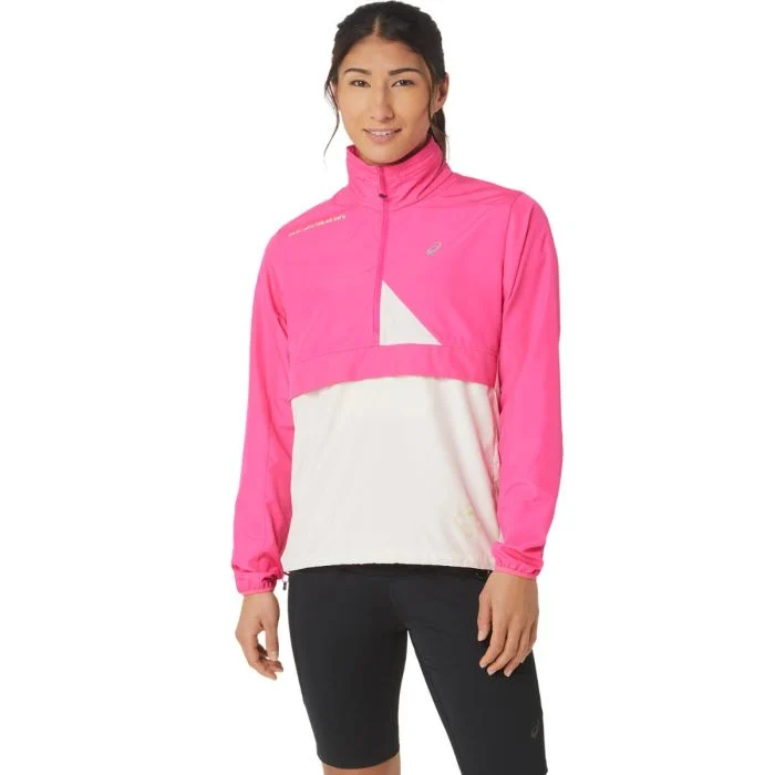 Asics Dame Jakker FujiTrail Anorak Pink