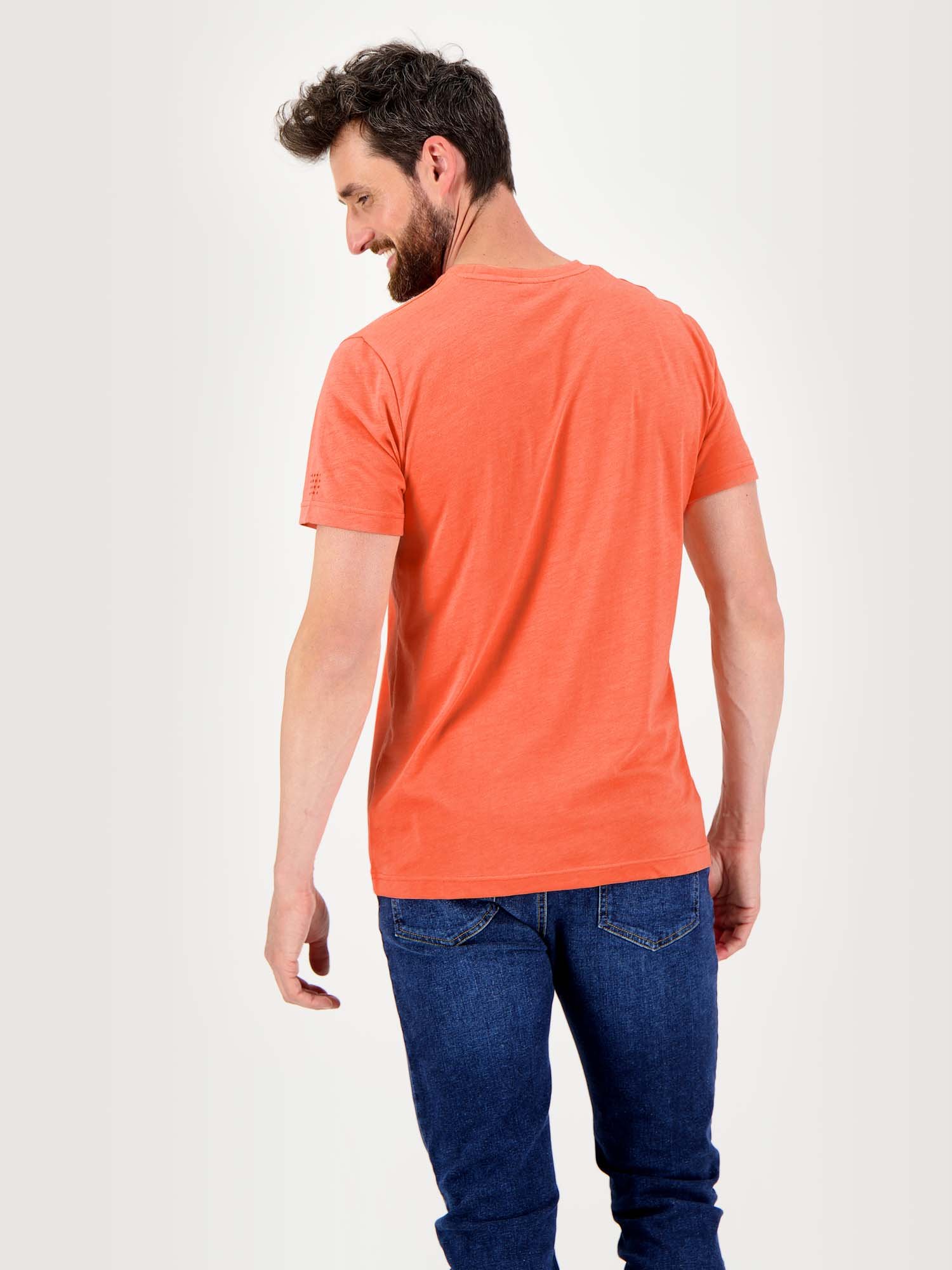 Tee Shirt Homme Manches Courtes Corail