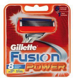 Gillette Scheermesjes Fusion Power 8 stuks