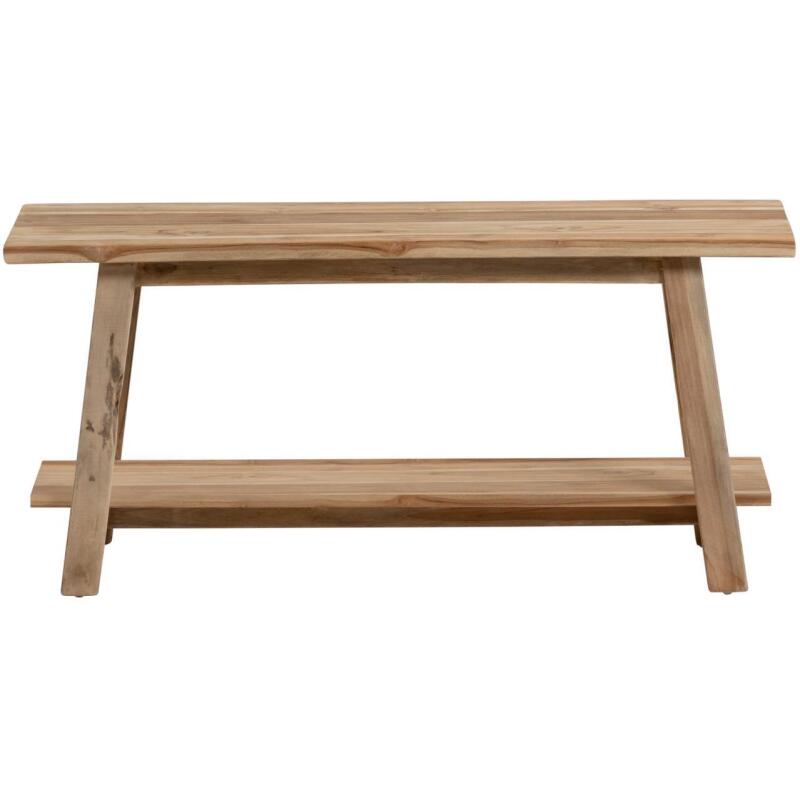 Banc Safara bois massif de tek recyclé 100 cm
