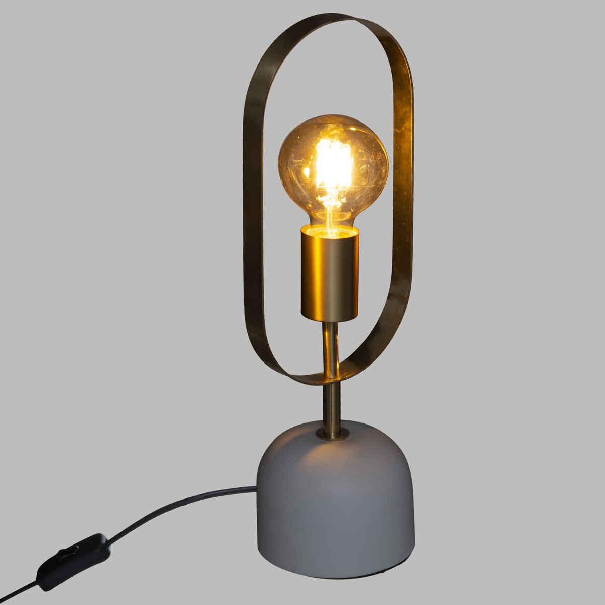 LAMPE DROITE EDITION DORE H.44CM