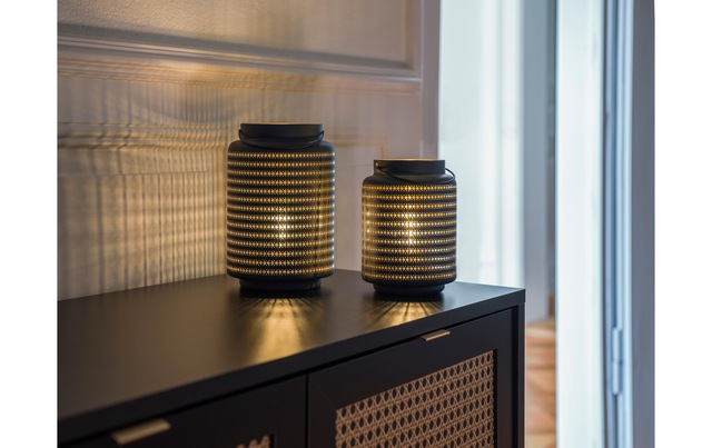 STT Laterne »Glas Cozy Lantern S black«