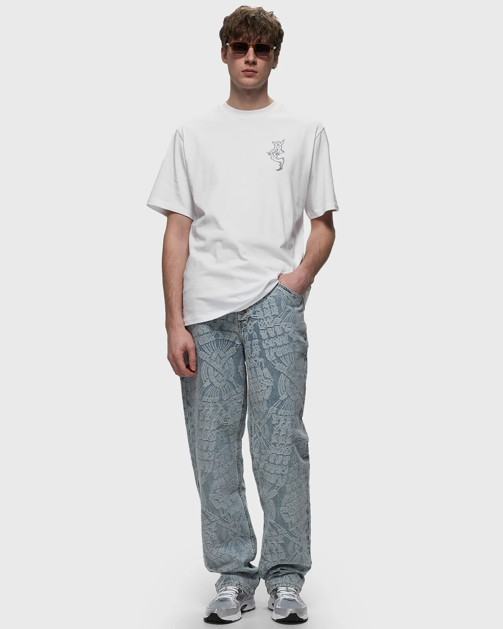 Daily Paper settle macrame denim pants