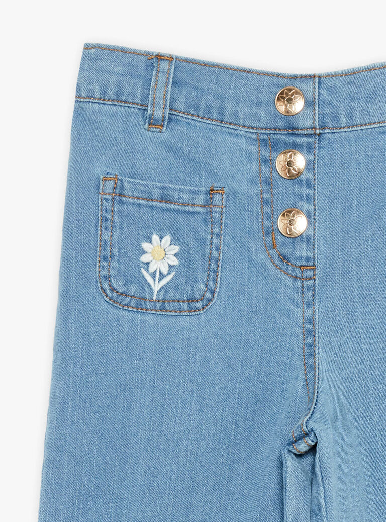 Jean wide legs bleu
