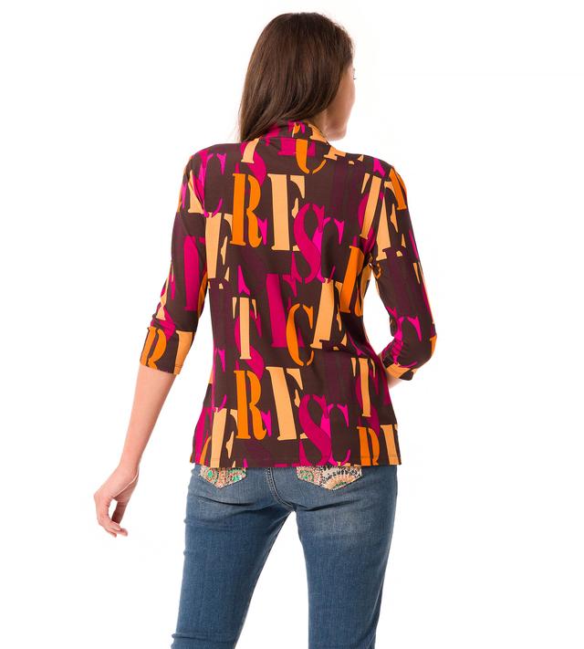Druckshirt Secret mit Schluppe
