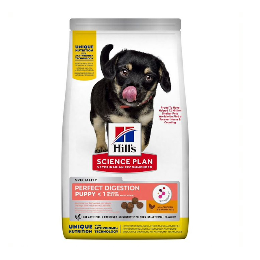 Hill's Science Plan Perfect Digestion Puppy Pollo piendo
