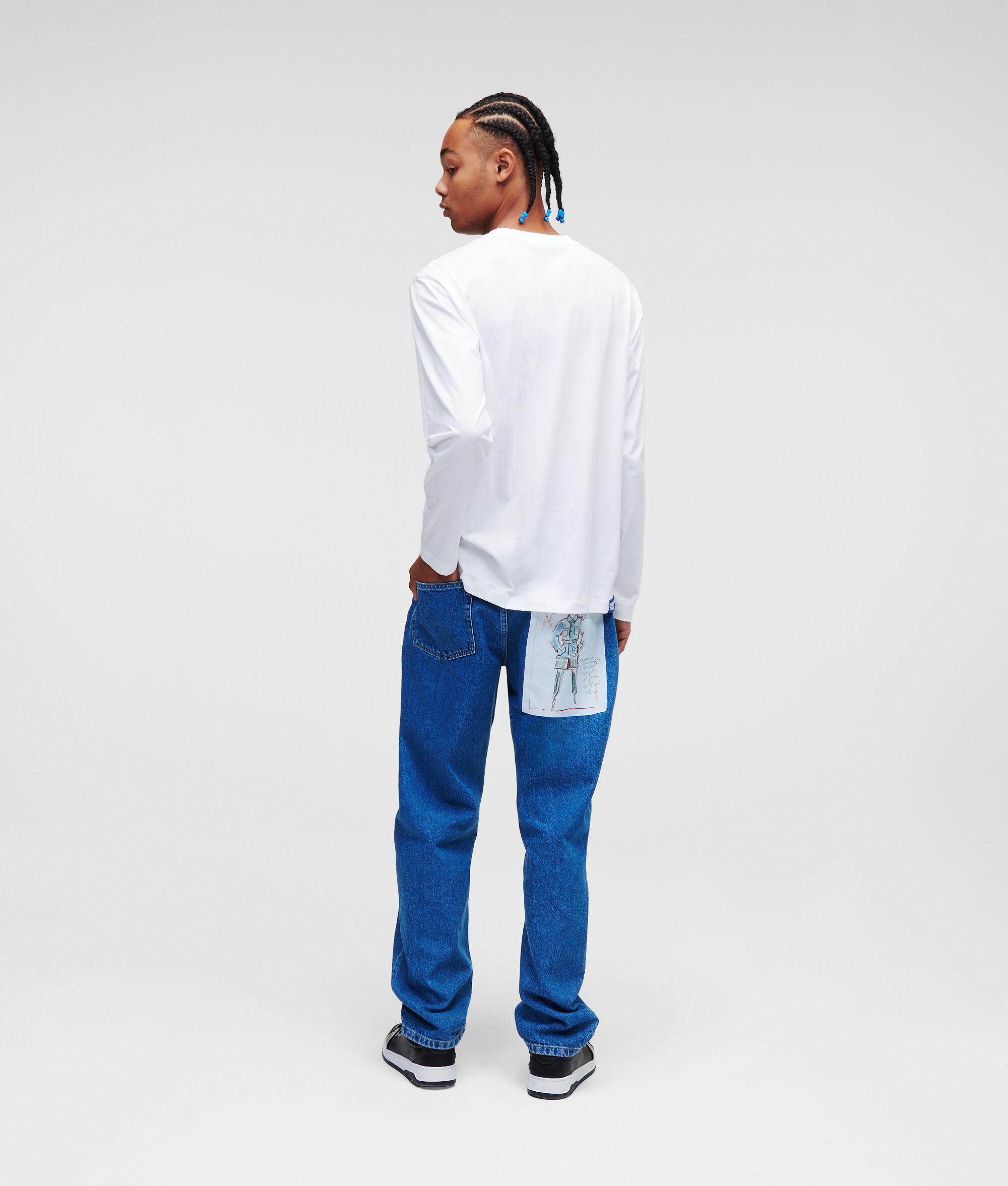 T-SHIRT MANCHES LONGUES AVEC LOGO KLJ
