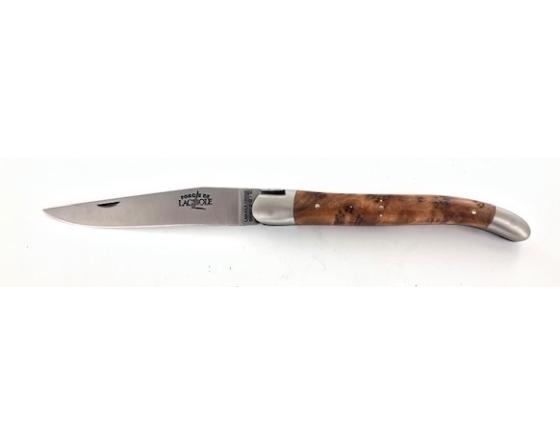 Laguiole Tradition 11 cm - 2 mitres - Thuyas Couteau de Poche Forge de Laguiole