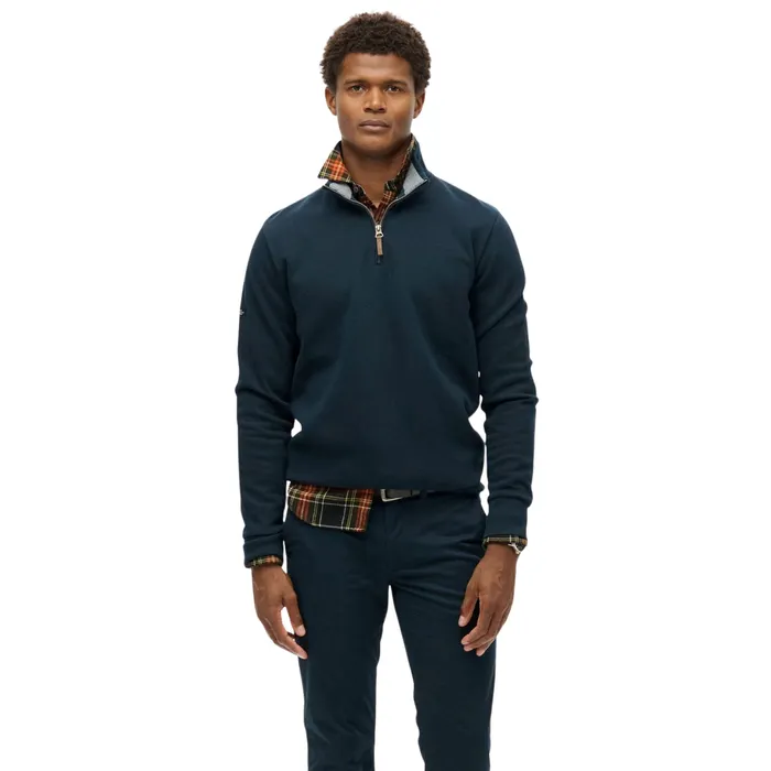 Superdry Core Piqué Henley Trui Heren