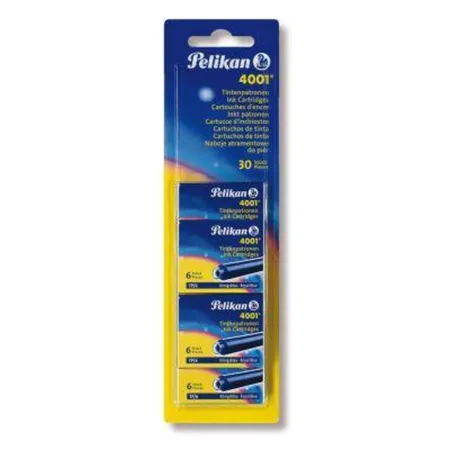 Pelikan Tintenpatronen 4001, blau, 30 Stück