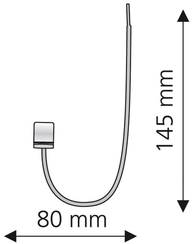 Liedeco Raffhalter für Gardinenstangen Ø 16 mm