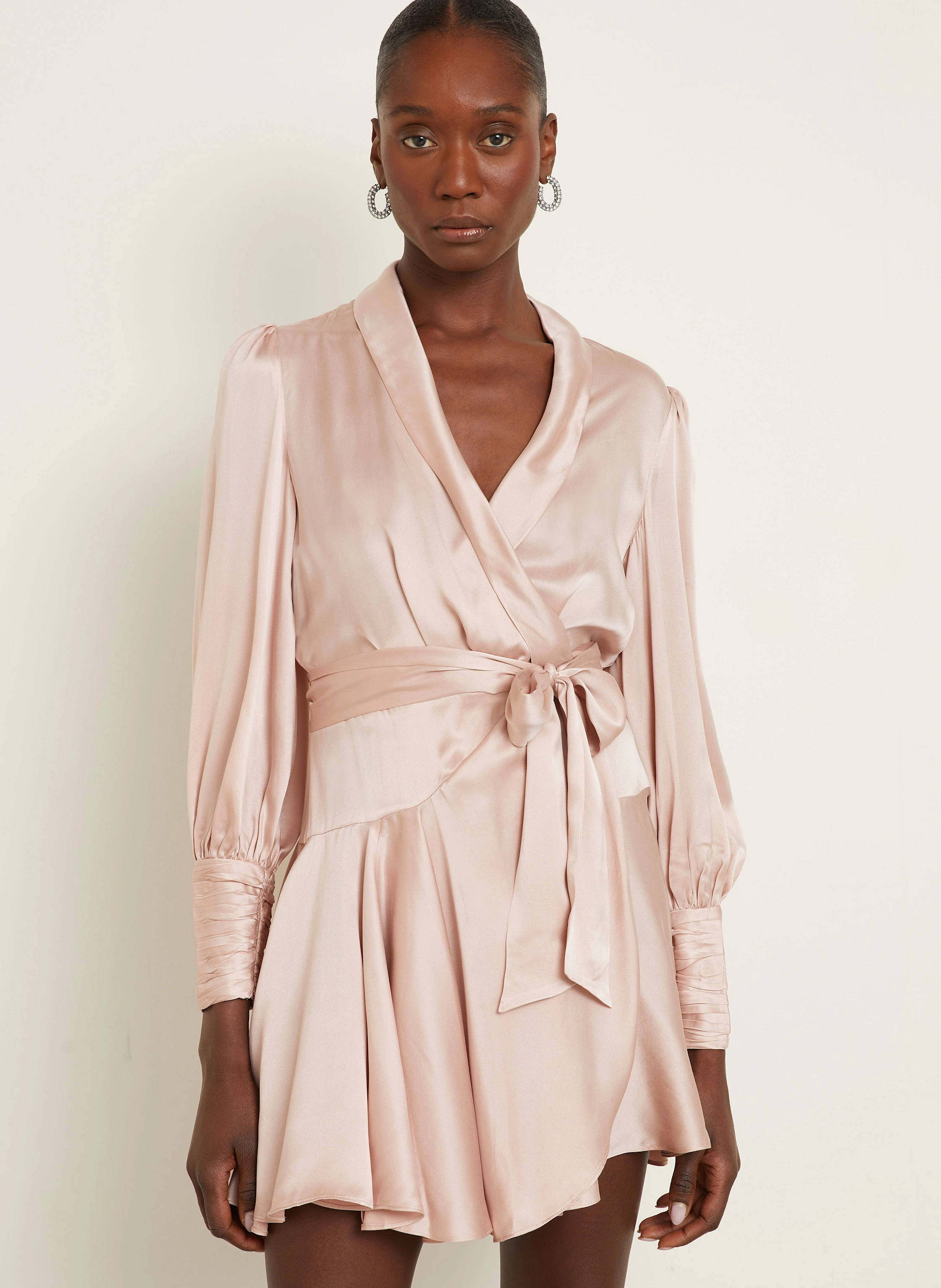 ZIMMERMANN Wickelkleid aus Seide
