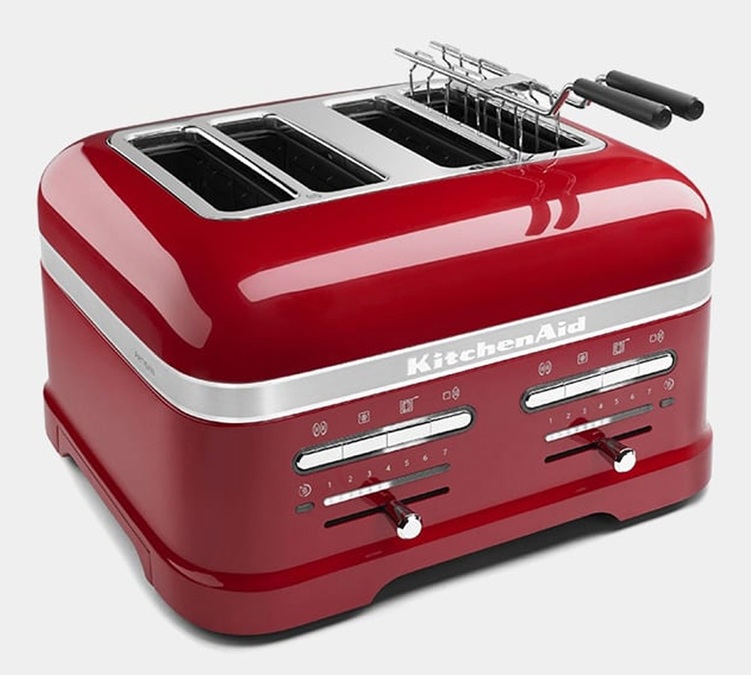 Toaster KitchenAid 5KMT4205ECA Artisan rouge Pomme d'Amour - 4 fentes