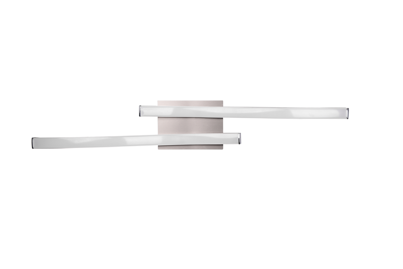 LED-Deckenlampe - Nickel matt - Metall - 56 cm