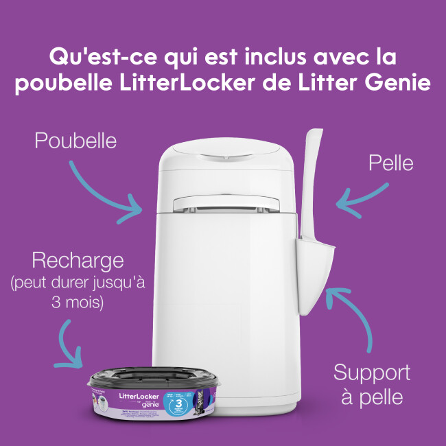 Poubelle à litière LitterLocker par Litter Genie