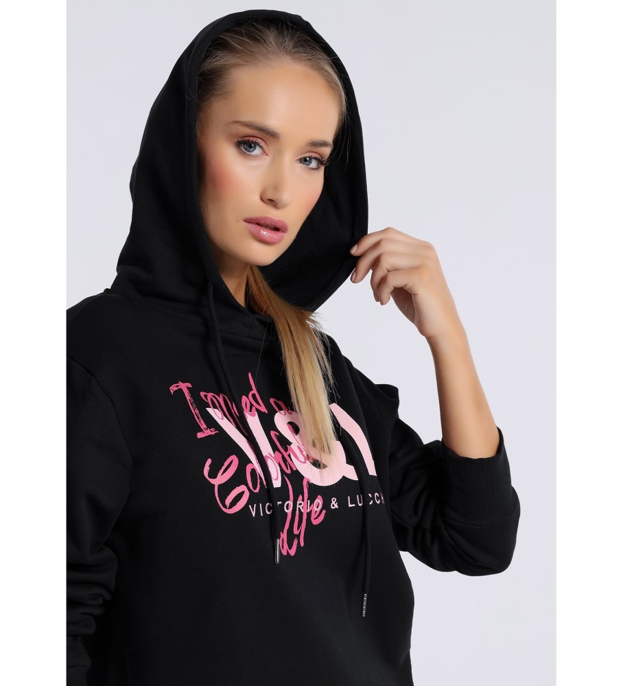 Victorio & Lucchino, moletom V&L 132533 preto