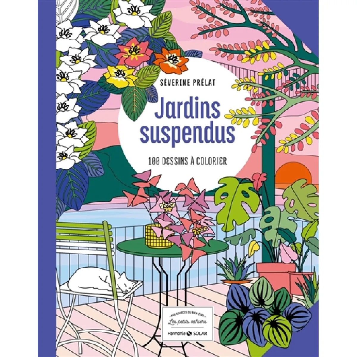 Jardins suspendus : 100 dessins à colorier