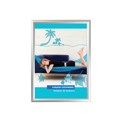 Promocome Clipframe - Cadre d'affichage clippant - coins carrés - A3