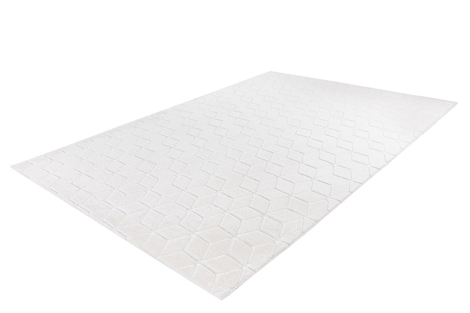Laagpolig vloerkleed Splendora Wit Modern, Klassiek 80 x 150 cm