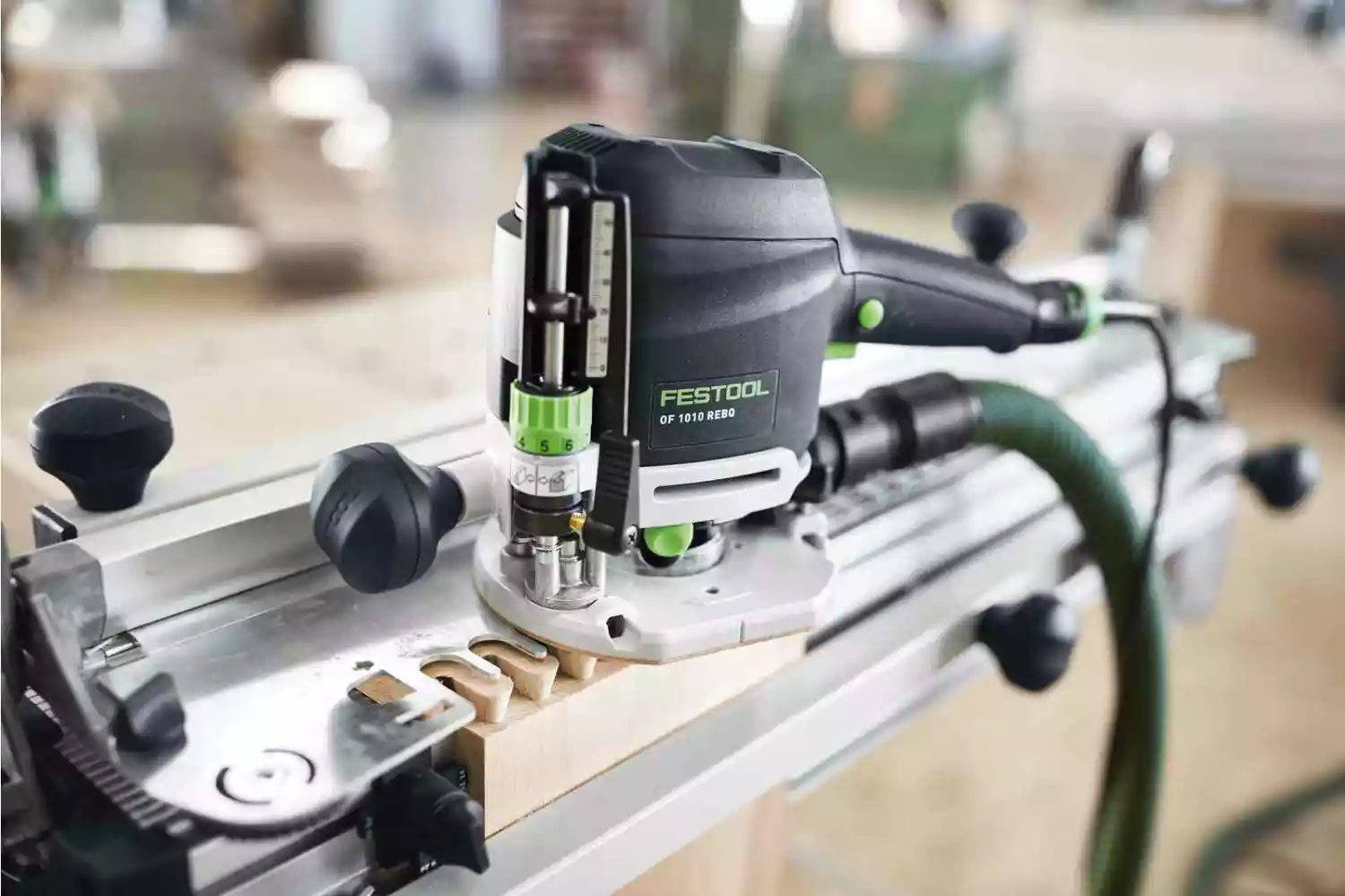 Festool OF 1010 REBQ-Set Box Bovenfrees in systainer incl. geleiderail 1010W - 55 mm