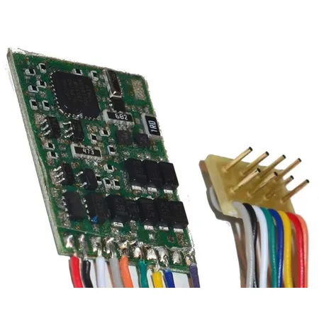 Viessmann Lokdecoder mit Schnittstellenstecker 8 polig NEM652