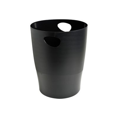 Exacompta Ecobin - Corbeille à papier 15L - noir