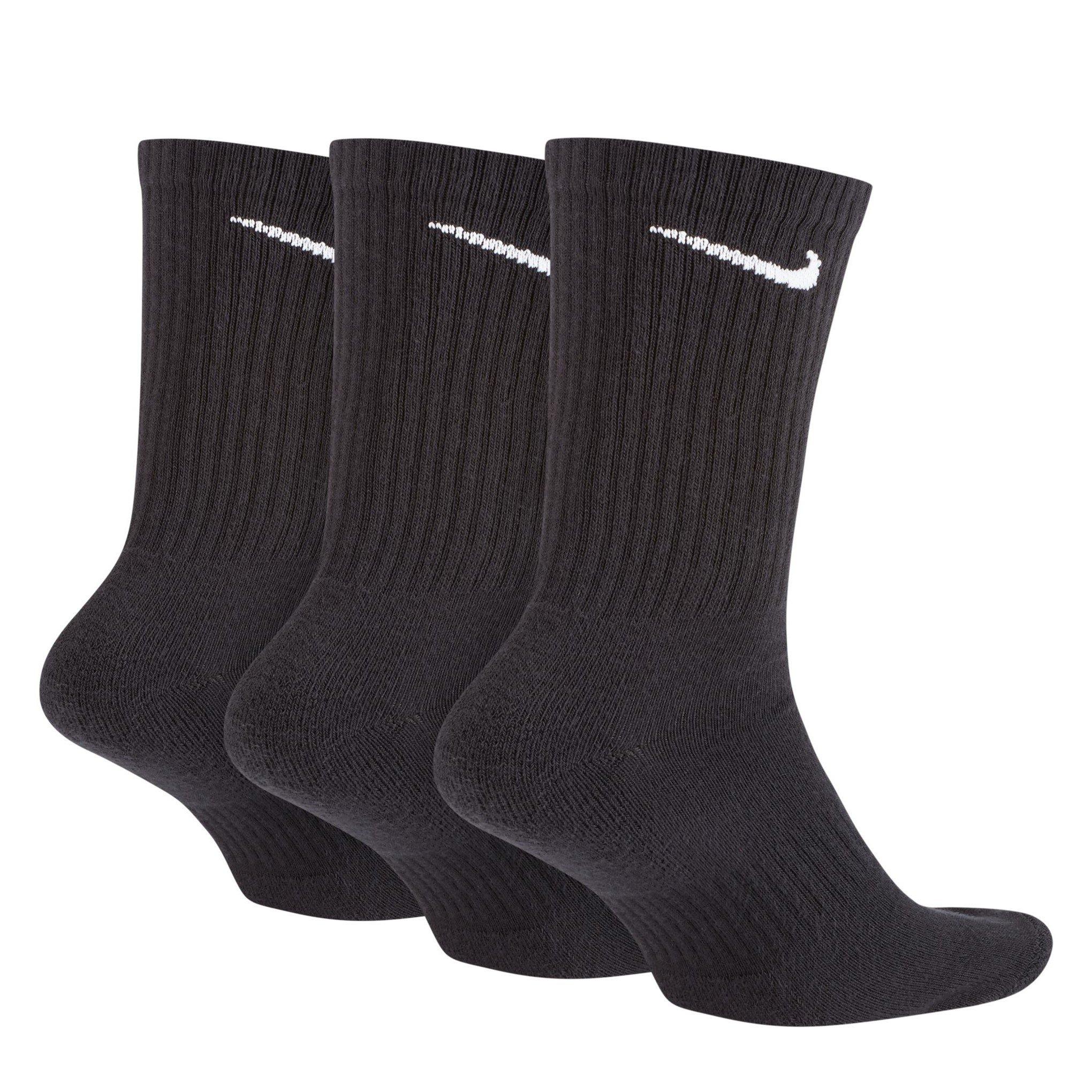 Nike Everyday 3 Pack Cotton Cushioned Crew Socks
