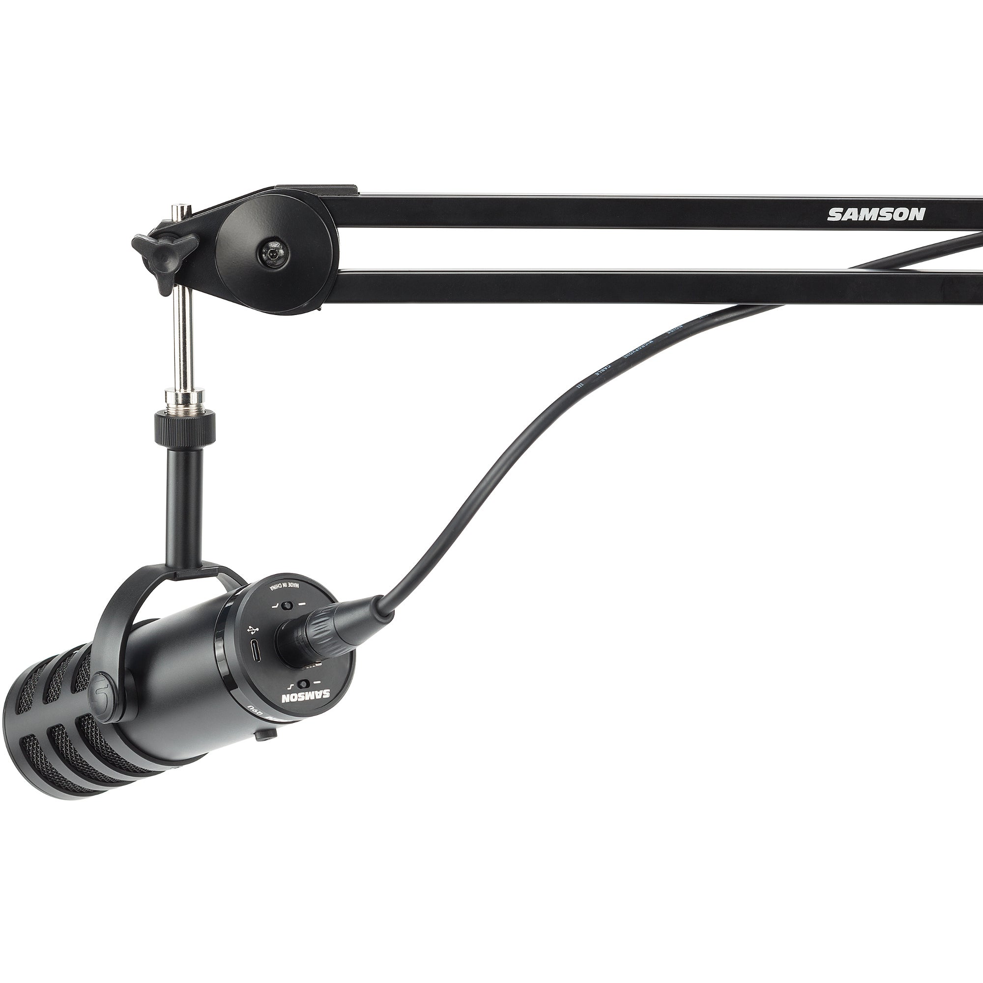 Samson Q9U dynamische broadcastmicrofoon met XLR en USB