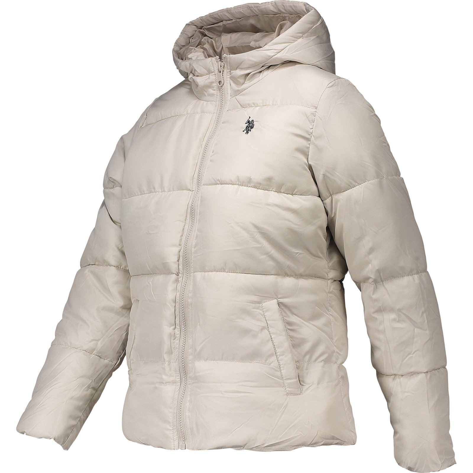 U.S. Polo Assn. Damen-Jacke L, offwhite