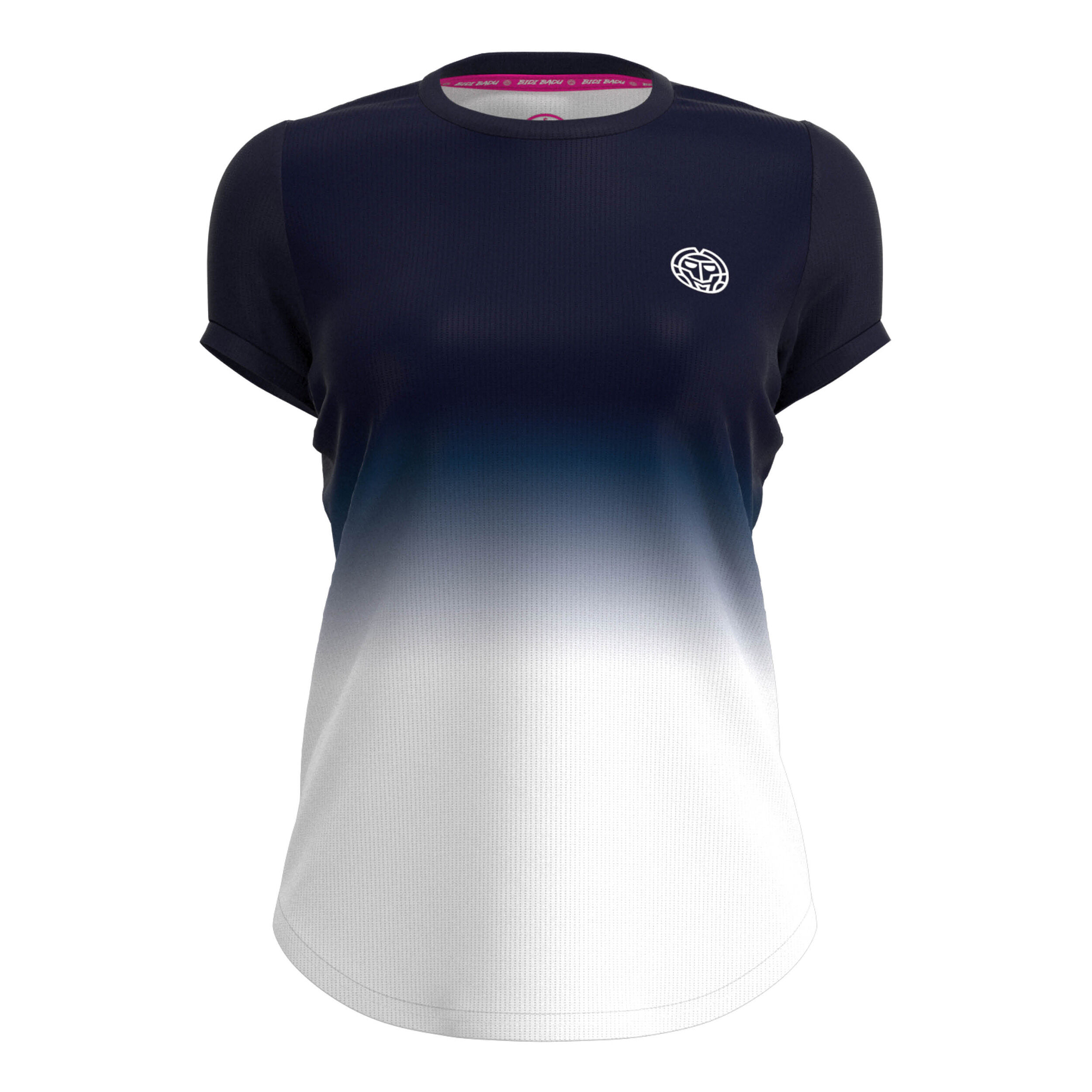 BIDI BADU Crew Gradiant T-shirt Femmes - Bleu Foncé , Blanc