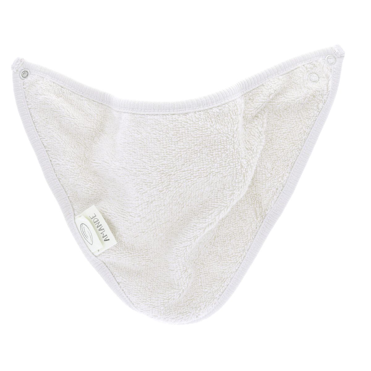 Bavoir bandana écru pointelle Amande