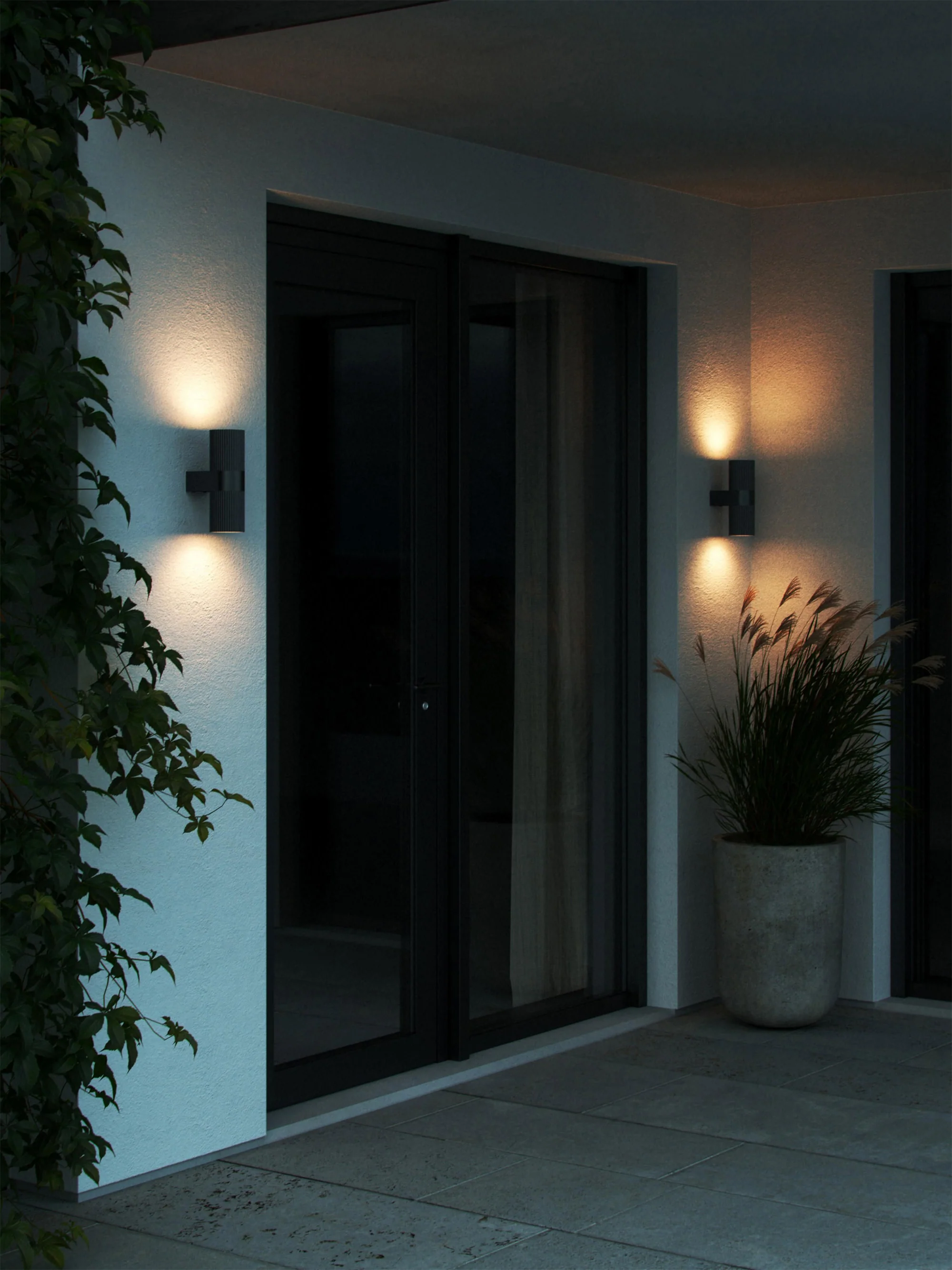 Outdoor wandlamp Up- & Downlight Kyklop Ripple
