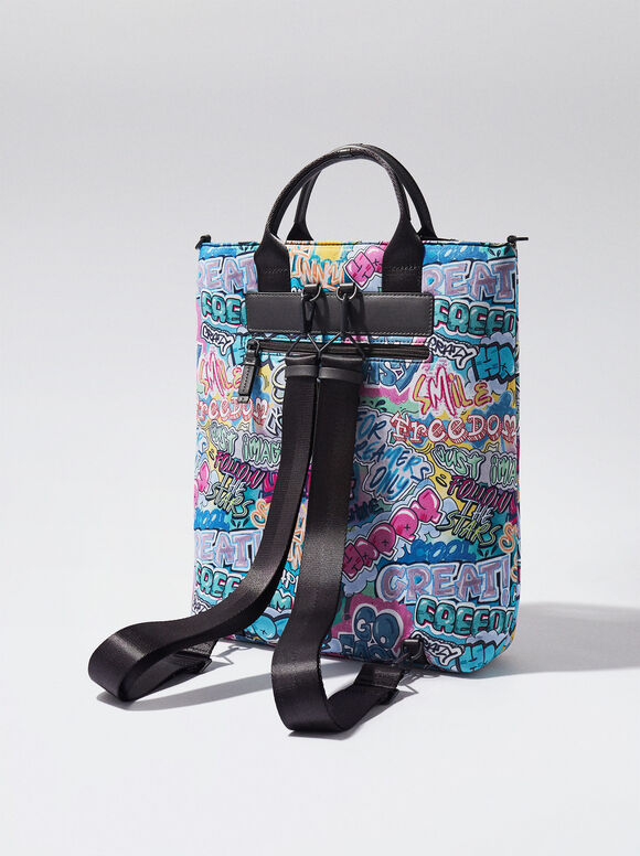 Mochila de neoprene para laptops de 15 polegadas - Azul